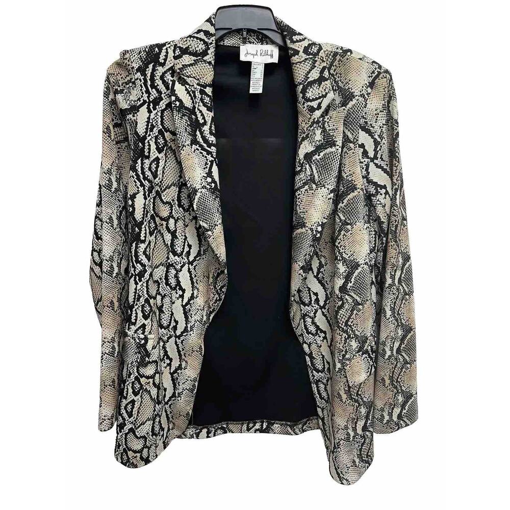 Joseph Ribkoff Women's Jacket cardigan Multicolor animal print Size 4 A000646 - Picture 4 of 9
